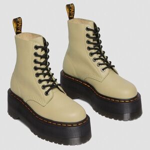 Dr Martens 1460 Max Leather Platform Boots; NEW in original box